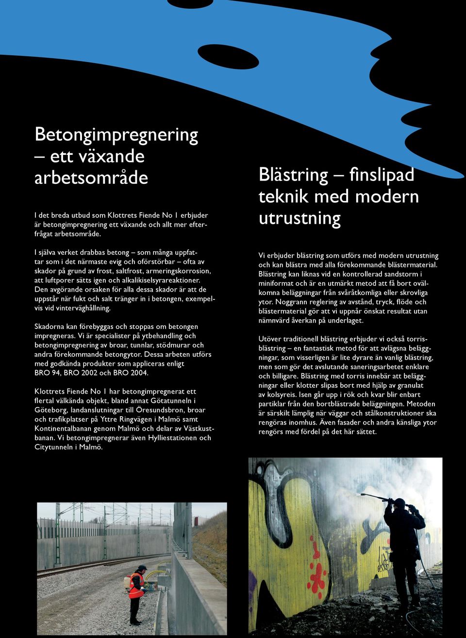 alkalikiselsyrareaktioner. Den avgörande orsaken för alla dessa skador är att de uppstår när fukt och salt tränger in i betongen, exempelvis vid vinterväghållning.