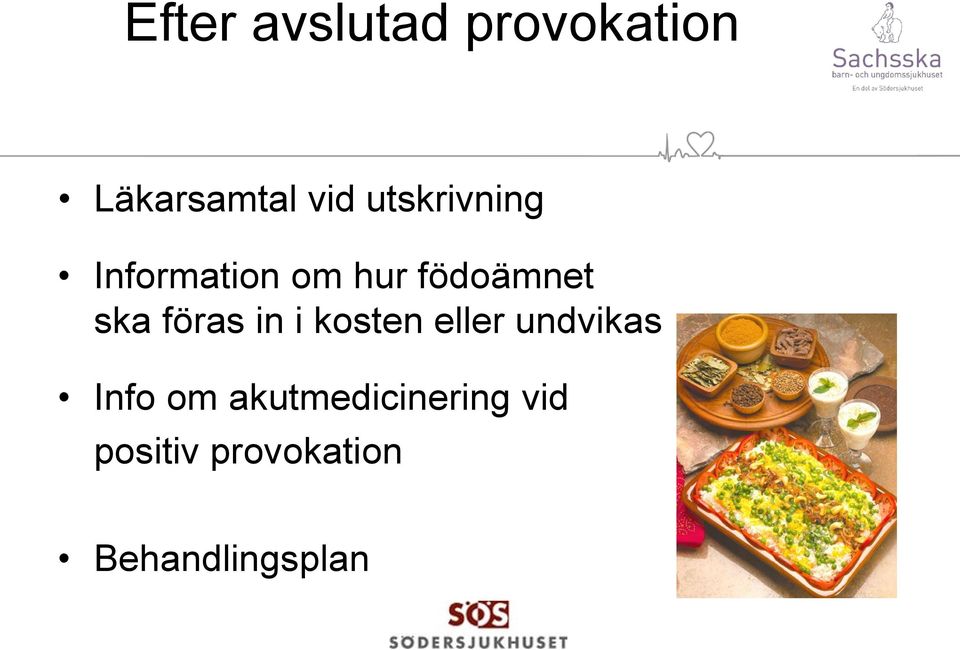 föras in i kosten eller undvikas Info om