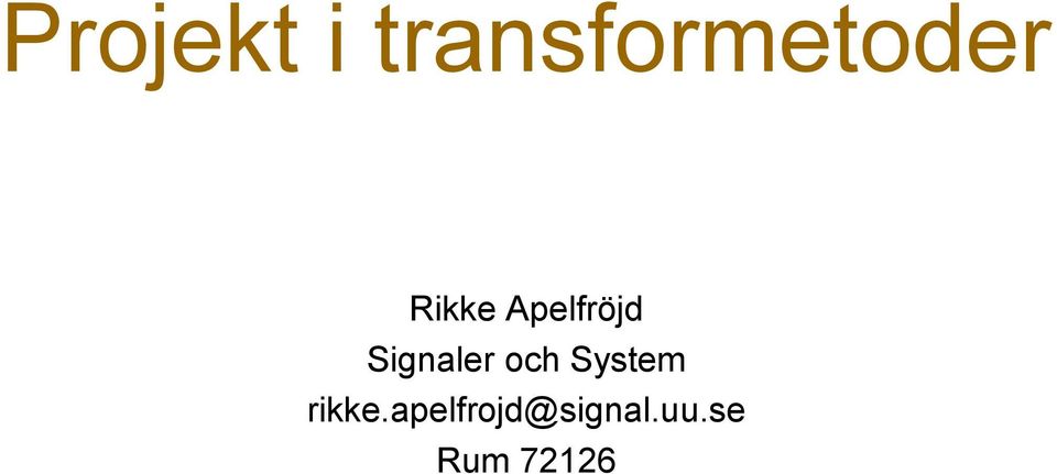 och System rkke.