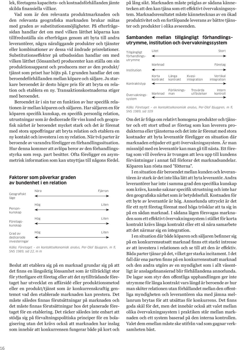 På efterfrågesidan handlar det om med vilken lätthet köparna kan tillfredsställa sin efterfrågan genom att byta till andra leverantörer, några näraliggande produkter och tjänster eller kombinationer