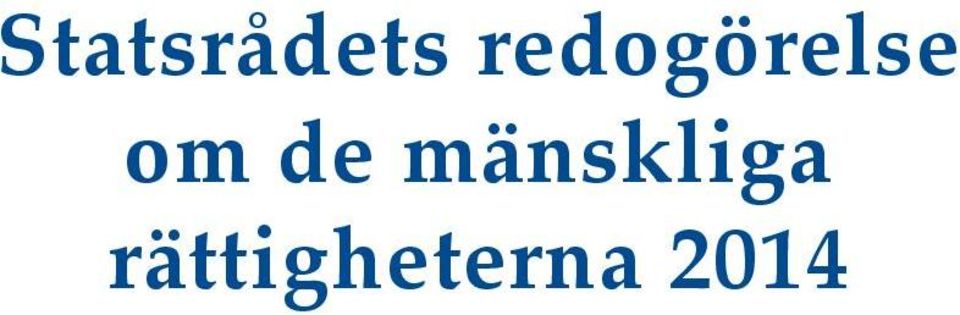 de mänskliga