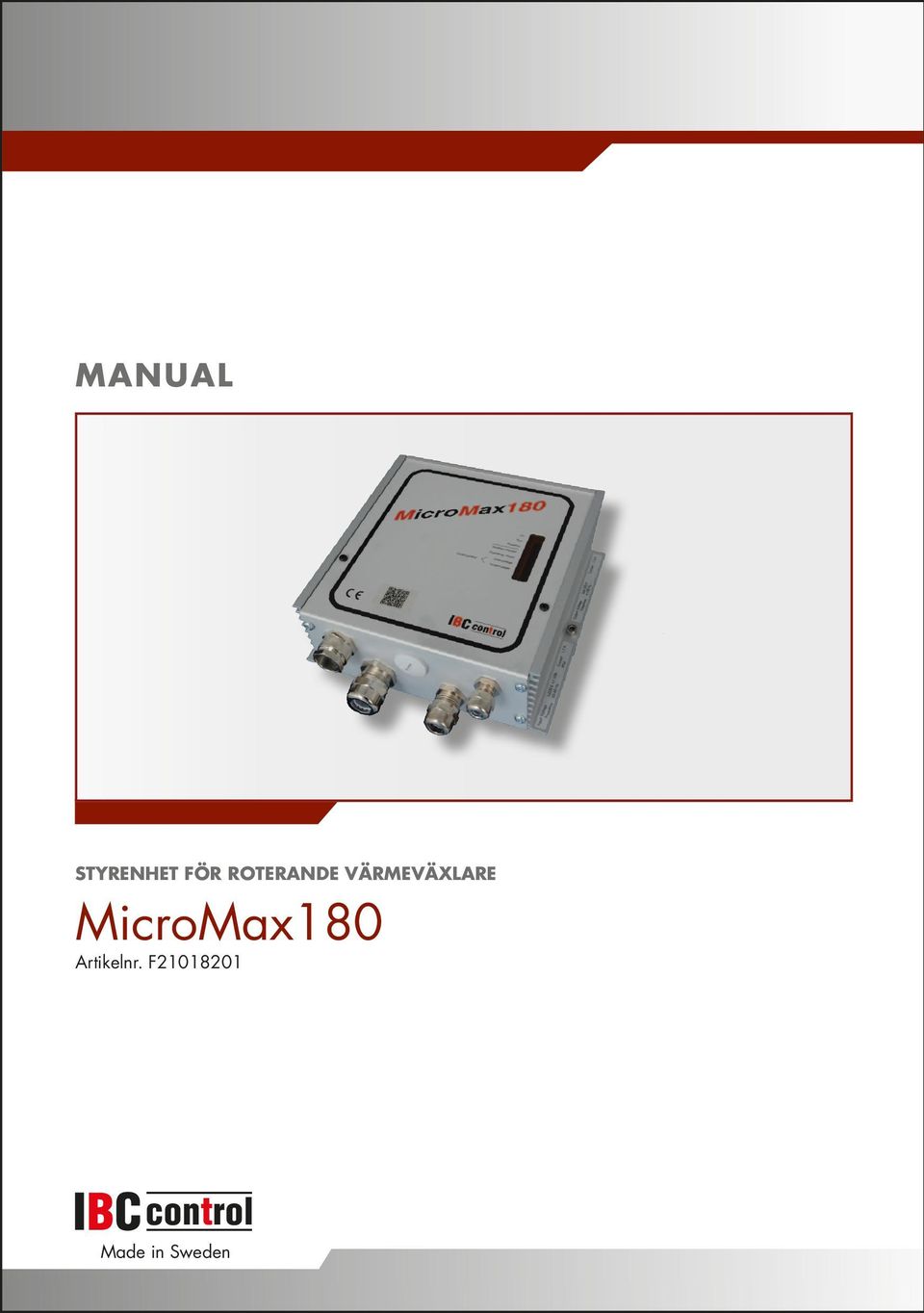 MicroMax180 Artikelnr.