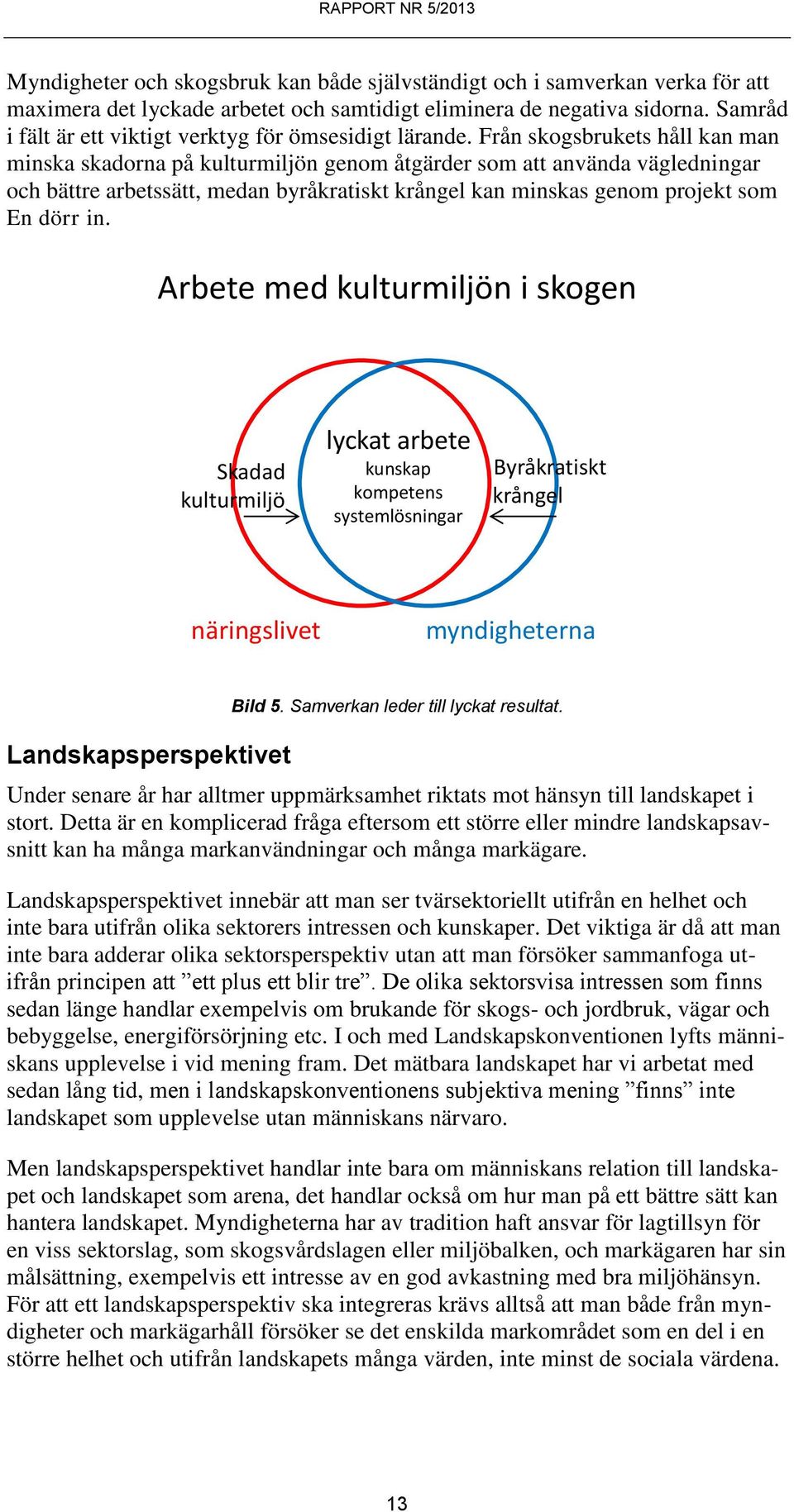 Från skogsbrukets håll kan man minska skadorna på kulturmiljön genom åtgärder som att använda vägledningar och bättre arbetssätt, medan byråkratiskt krångel kan minskas genom projekt som En dörr in.