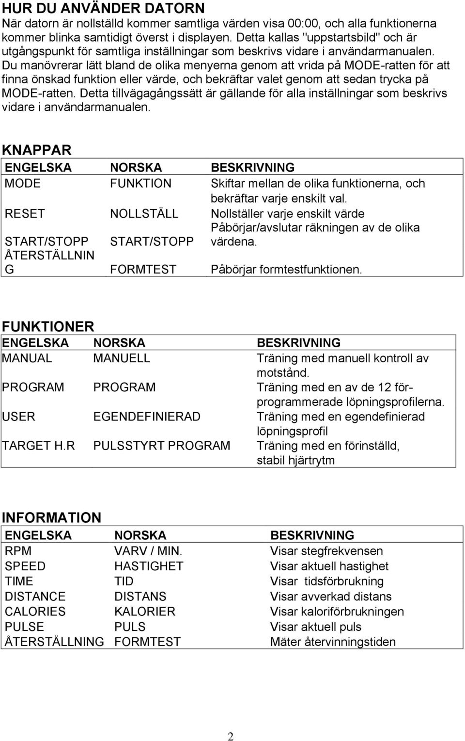 Du manövrerar lätt bland de olika menyerna genom att vrida på MODE-ratten för att finna önskad funktion eller värde, och bekräftar valet genom att sedan trycka på MODE-ratten.