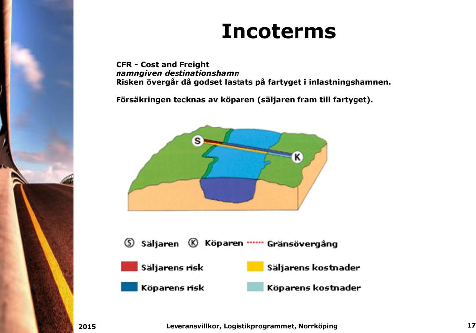 lastats på fartyget i inlastningshamnen.