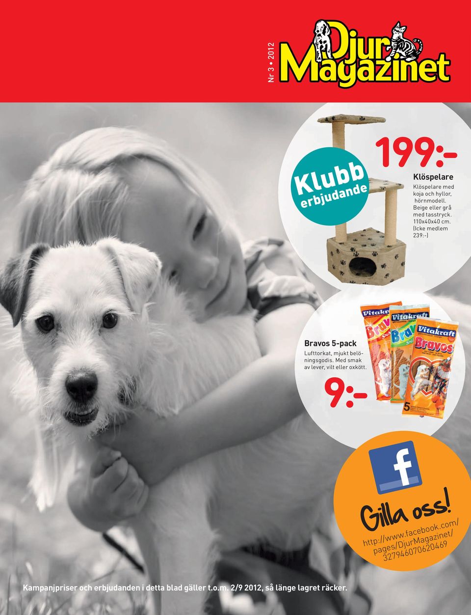199:- 9:- Klubb. Gilla oss! Hund. erbjudande. pages/djurmagazinet/  Klöspelare. - PDF Gratis nedladdning