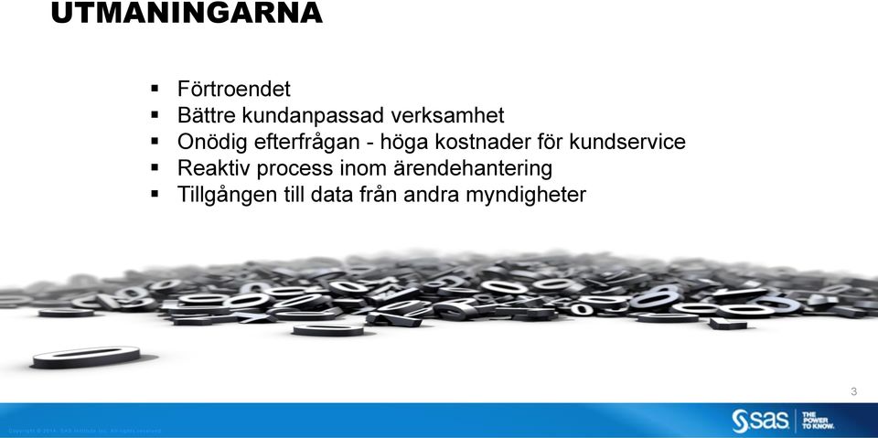 för kundservice Reaktiv process inom