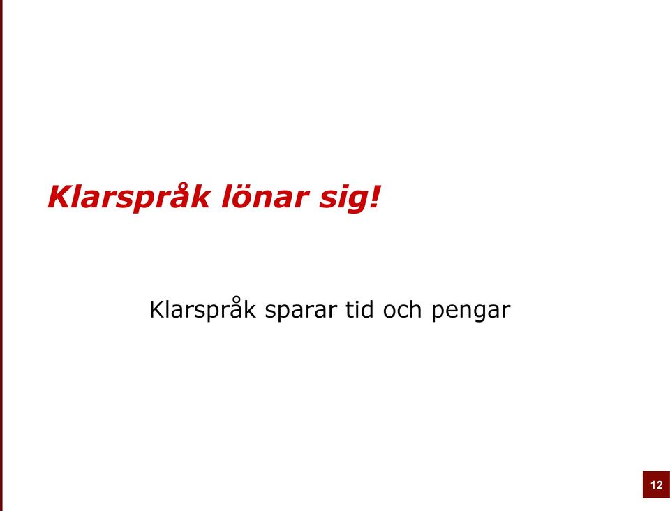 sparar tid