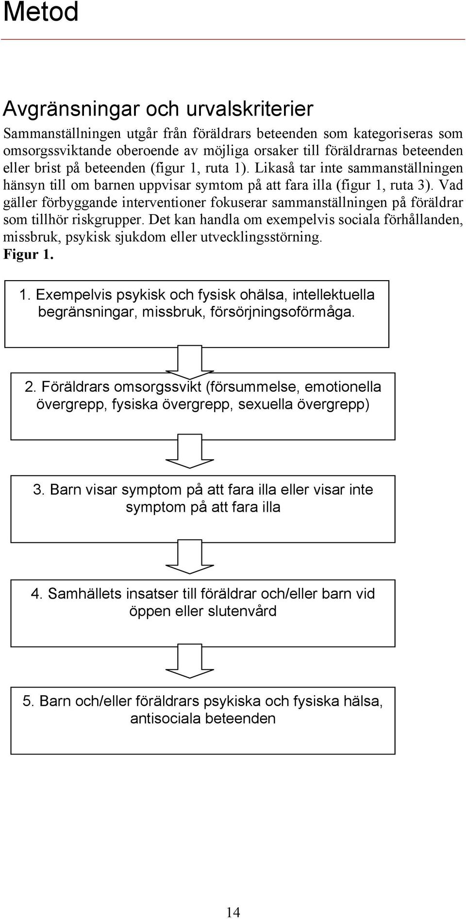 Vad gäller förbyggande interventioner fokuserar sammanställningen på föräldrar som tillhör riskgrupper.