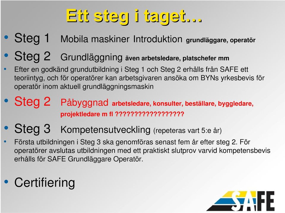 arbetsledare, konsulter, beställare, byggledare, projektledare m fl?