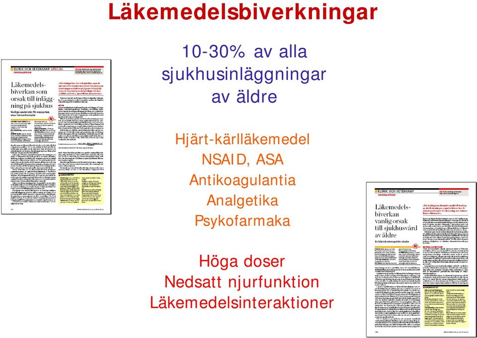 NSAID, ASA Antikoagulantia Analgetika