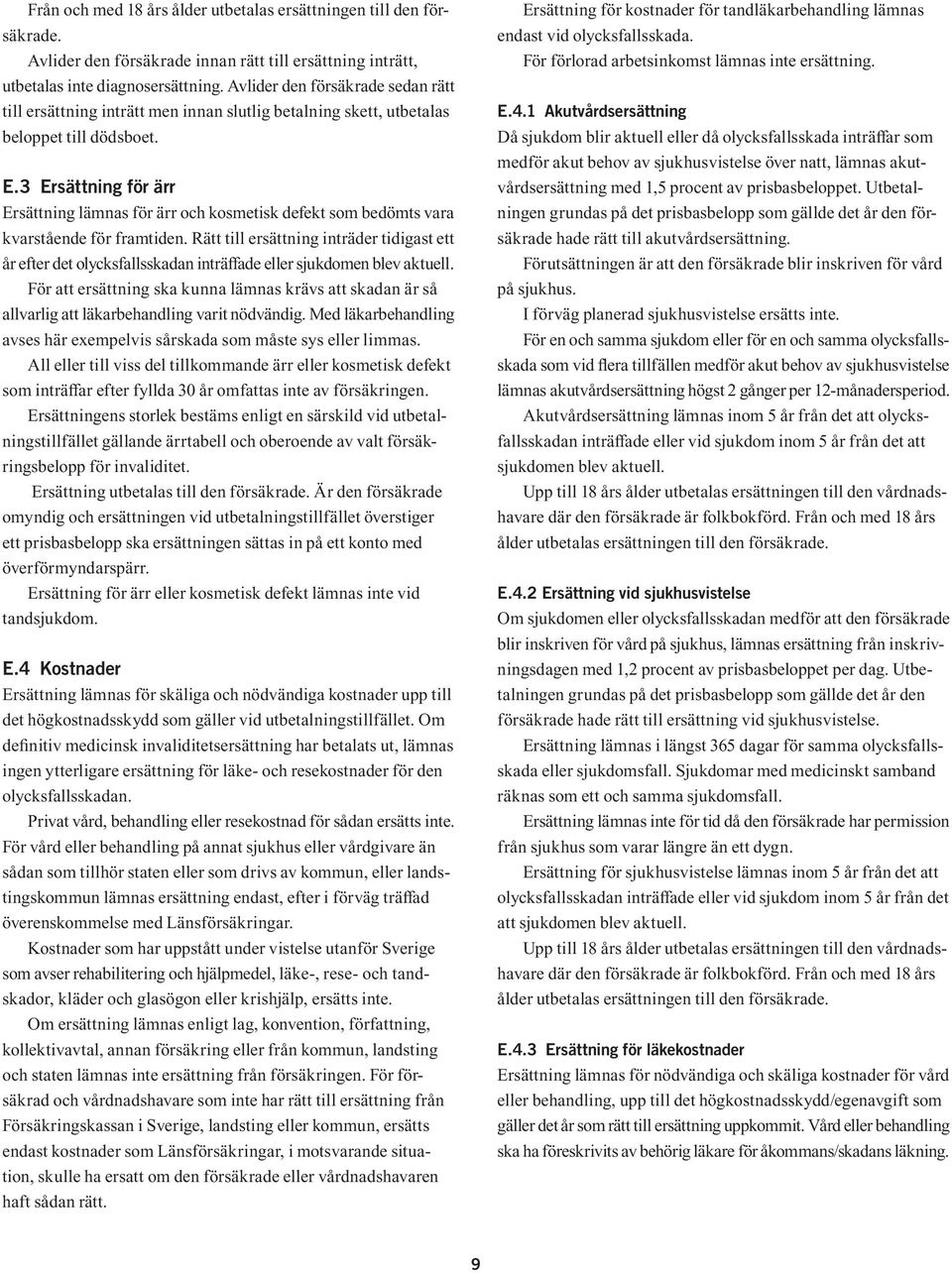 Villkor Barnförsäkring OSB15 - PDF Gratis nedladdning