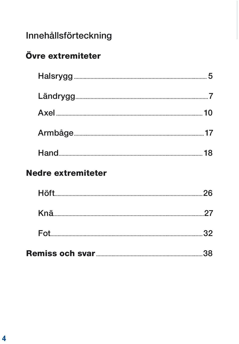 .. 10 Armbåge...17 Hand.