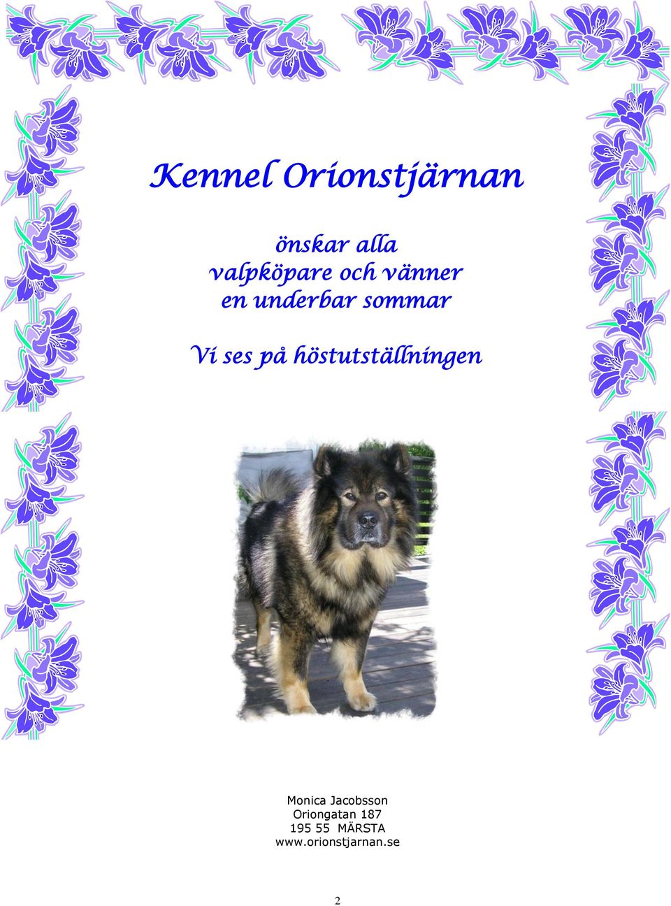 Vi ses på höstutställningen Monica