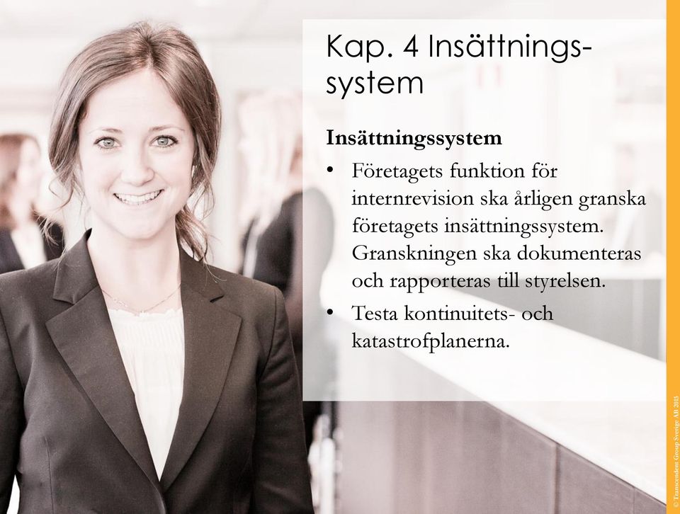 insättningssystem.