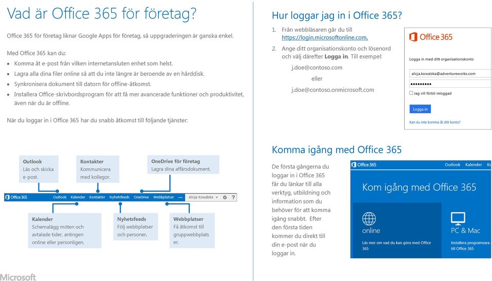 Synkronisera dokument till datorn för offline-åtkomst. Installera Office-skrivbordsprogram för att få mer avancerade funktioner och produktivitet, även när du är offline.