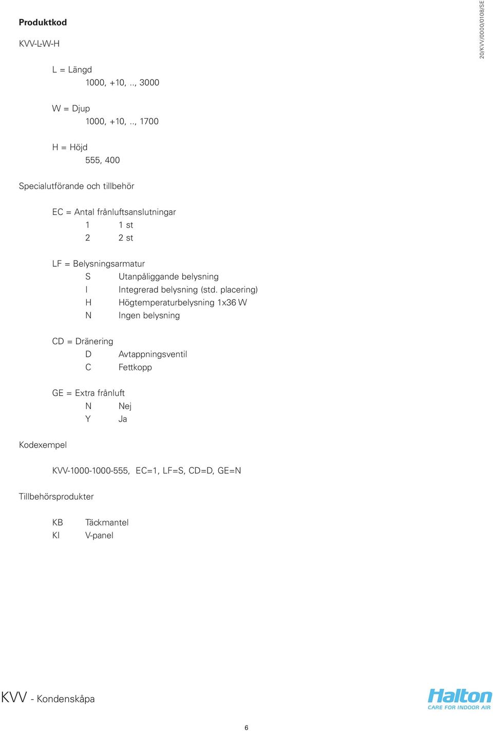 Belysningsarmatur S Utanpåliggande belysning I Integrerad belysning (std.