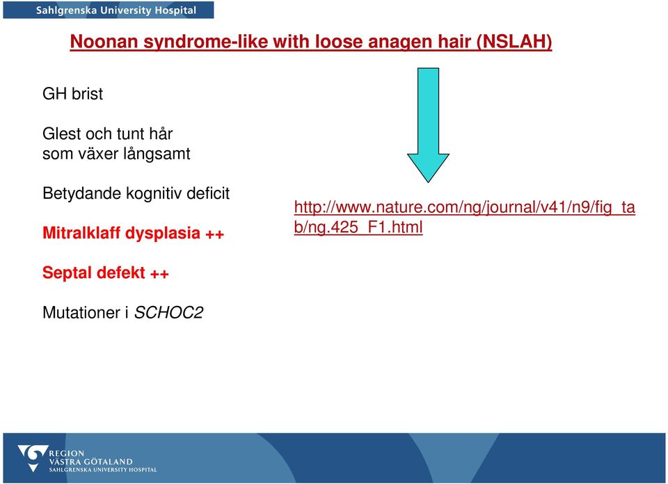 deficit Mitralklaff dysplasia ++ http://www.nature.