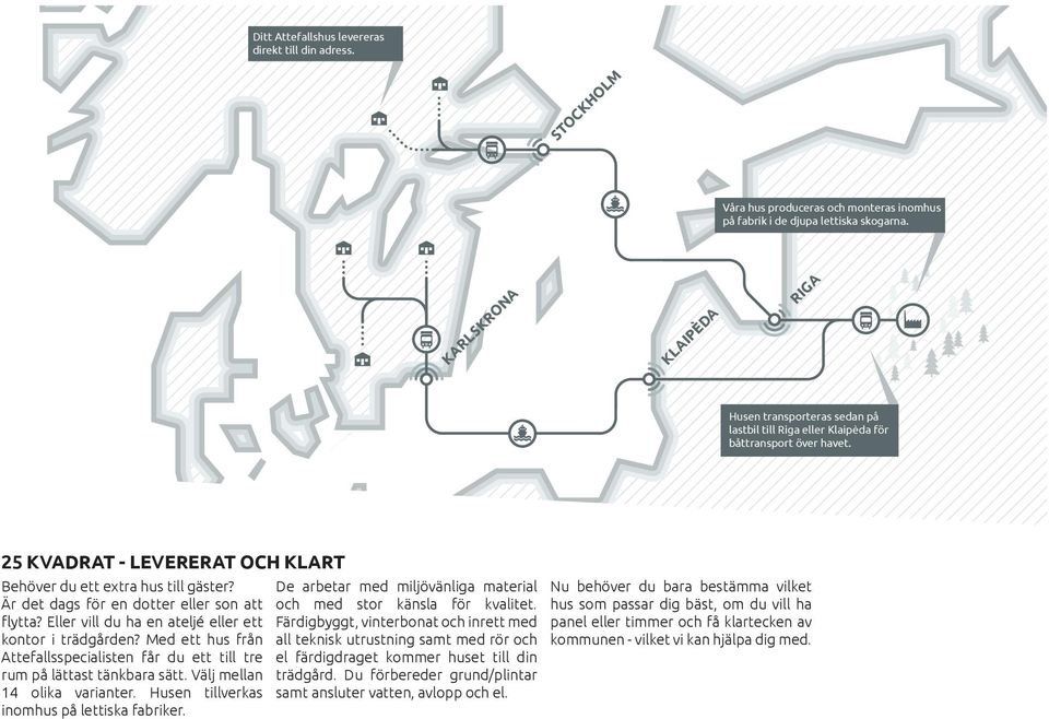 Är det dags för en dotter eller son att kontor i trädgården? Med ett hus från Attefallsspecialisten får du ett till tre 14 olika varianter. Husen tillverkas inomhus på lettiska fabriker.