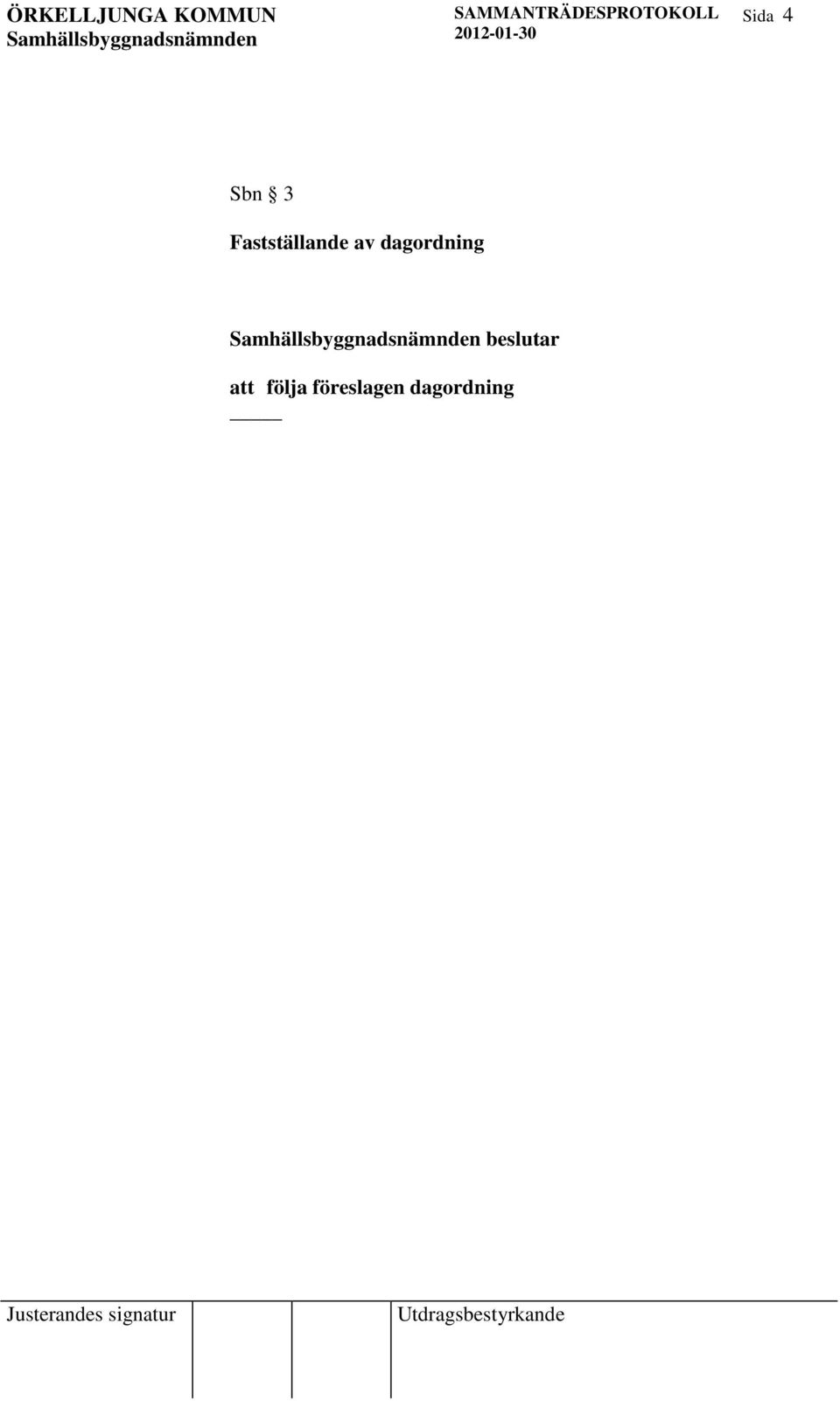dagordning beslutar