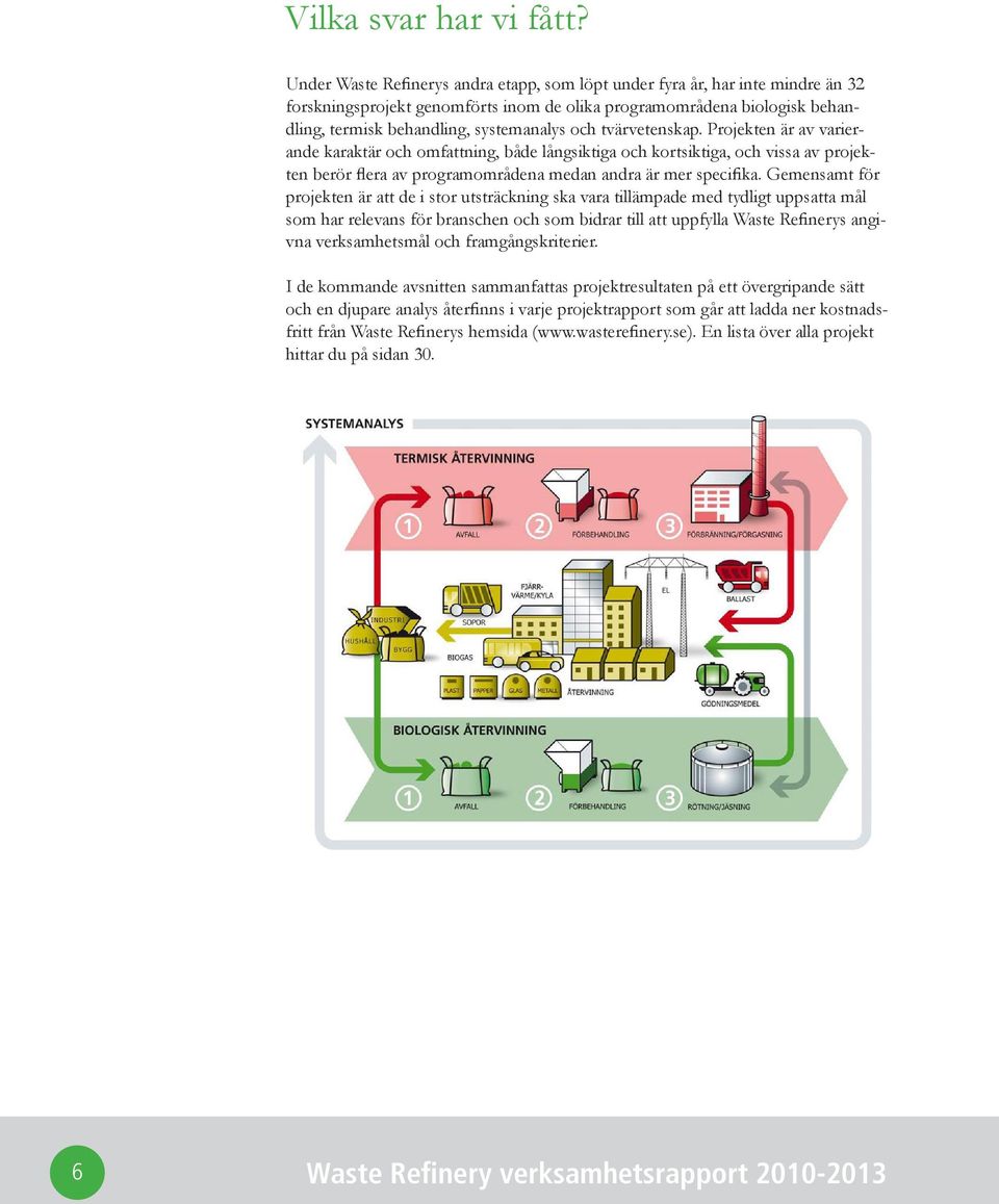 tvärvetenskap. Projekten är av varierande karaktär och omfattning, både långsiktiga och kortsiktiga, och vissa av projekten berör flera av programområdena medan andra är mer specifika.