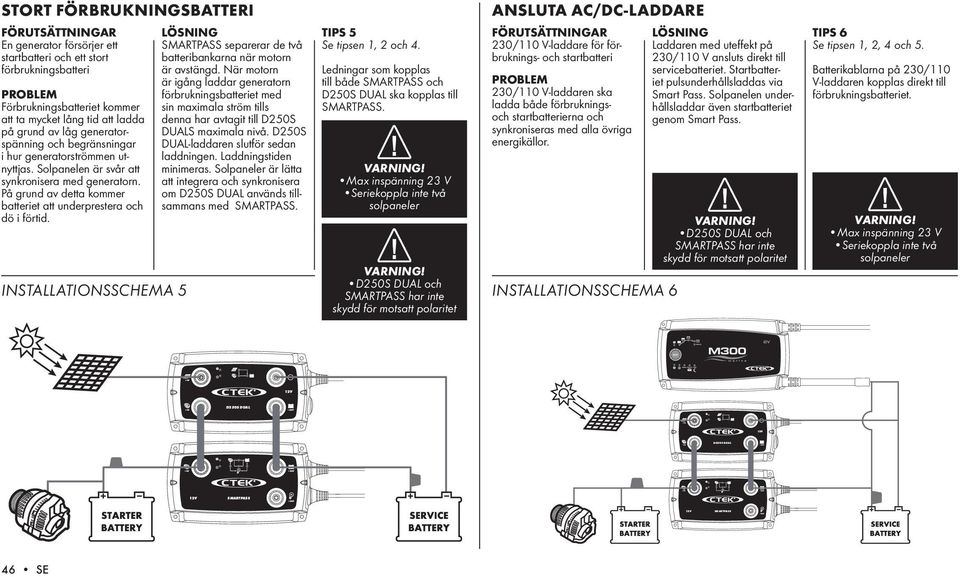 På grund av detta kommer batteriet att underprestera och dö i förtid. SmartPass separerar de två batteribankarna när motorn är avstängd.