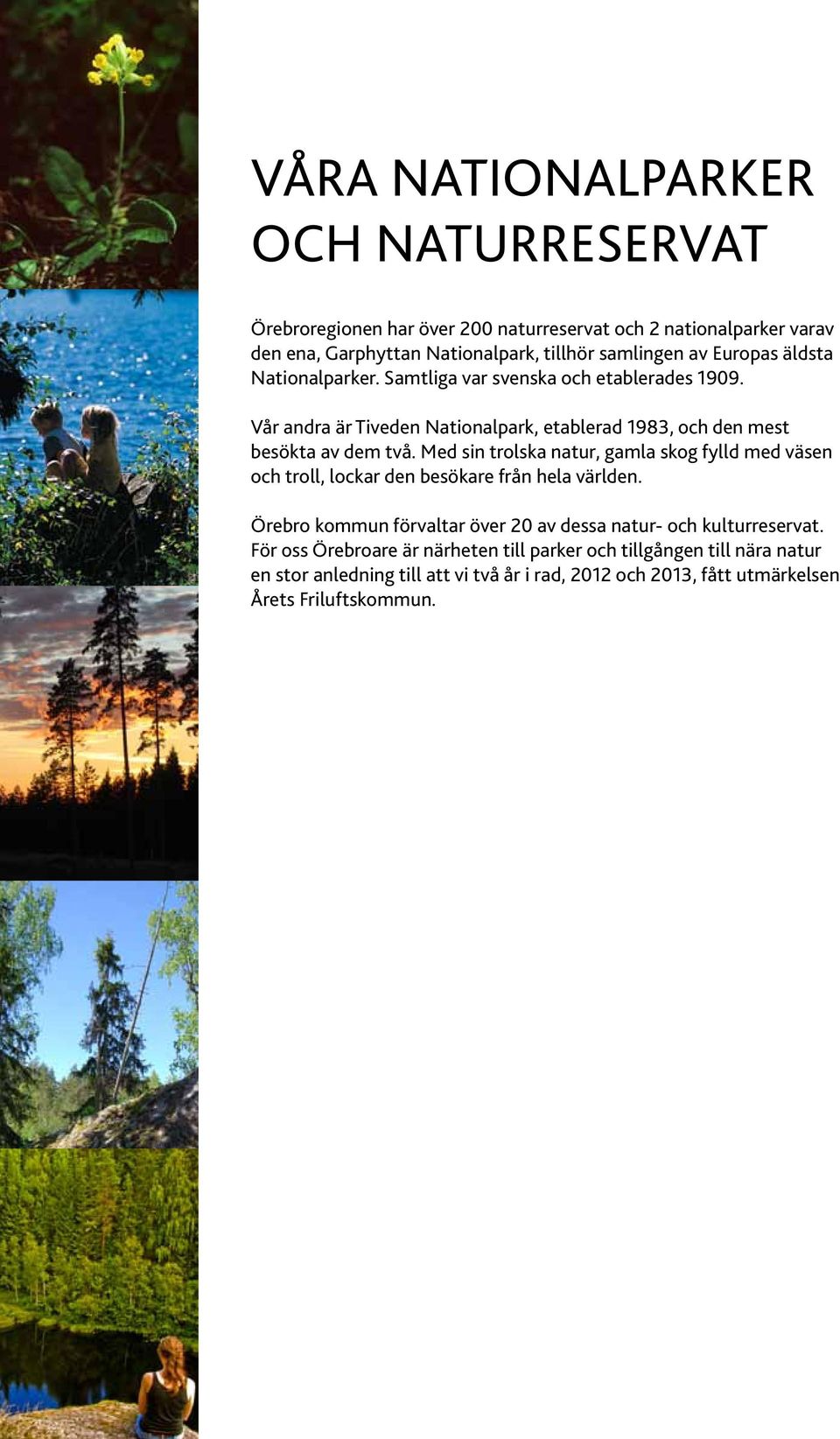 Med sin trolska natur, gamla skog fylld med väsen och troll, lockar den besökare från hela världen.