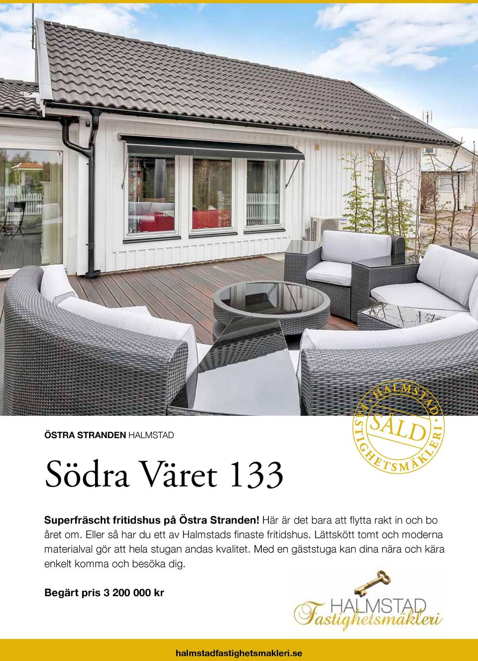 Eller så har du ett av Halmstads finaste fritidshus.