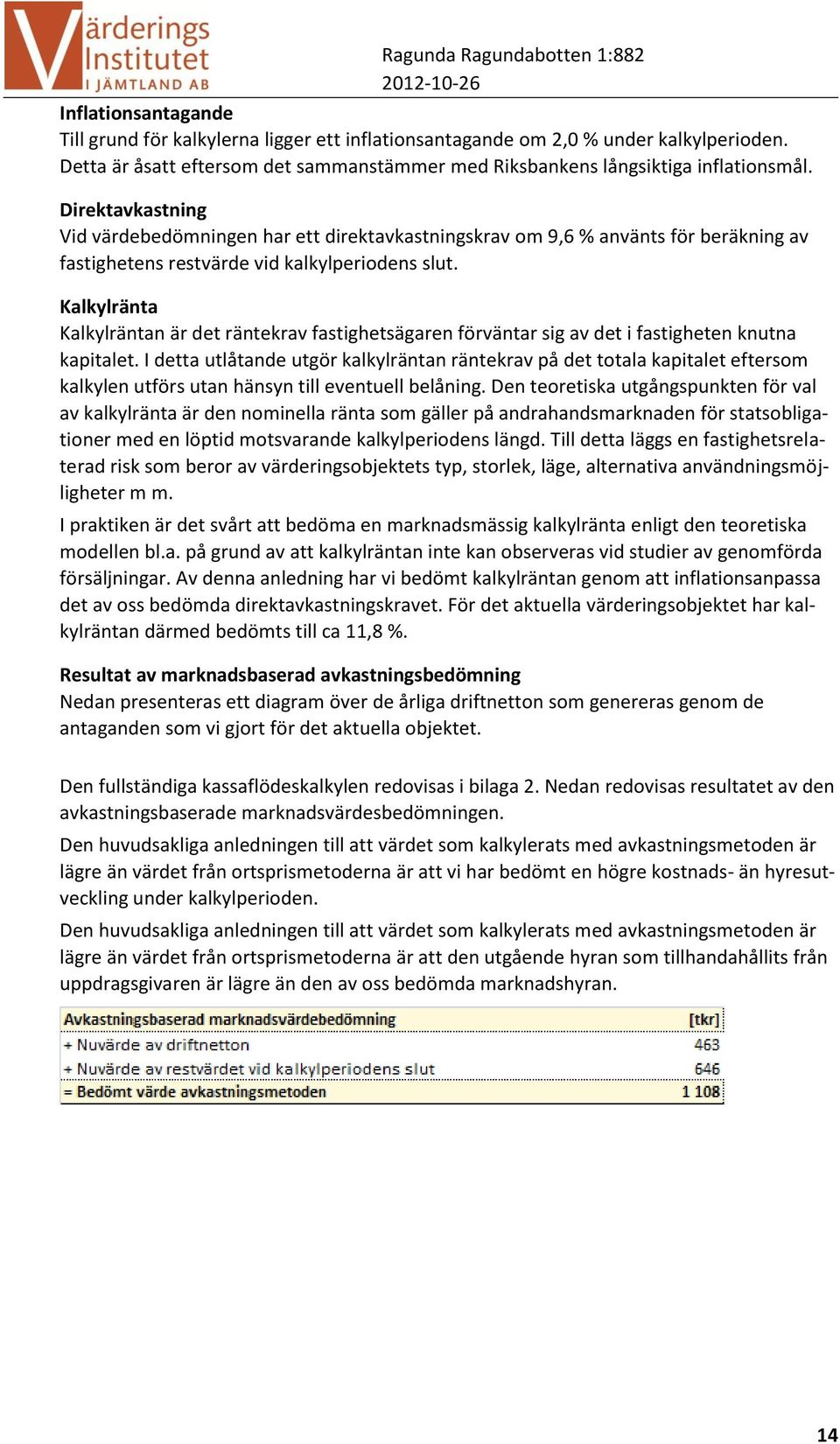 Kalkylränta Kalkylräntan är det räntekrav fastighetsägaren förväntar sig av det i fastigheten knutna kapitalet.