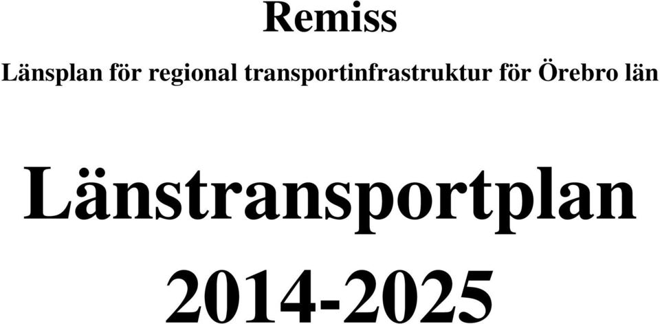 transportinfrastruktur