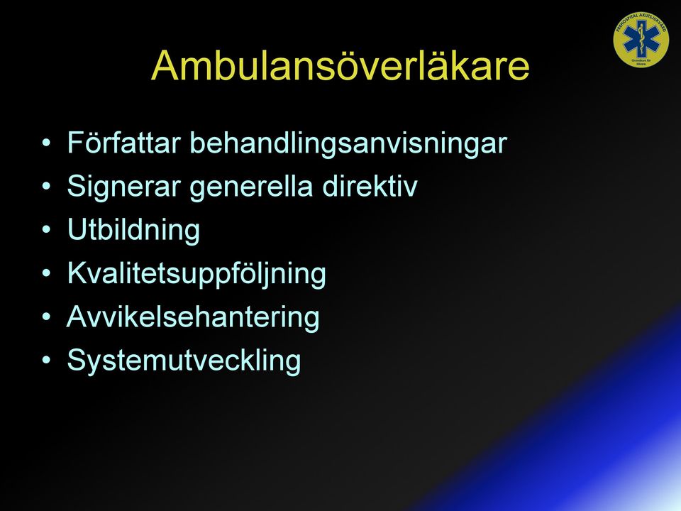 generella direktiv Utbildning