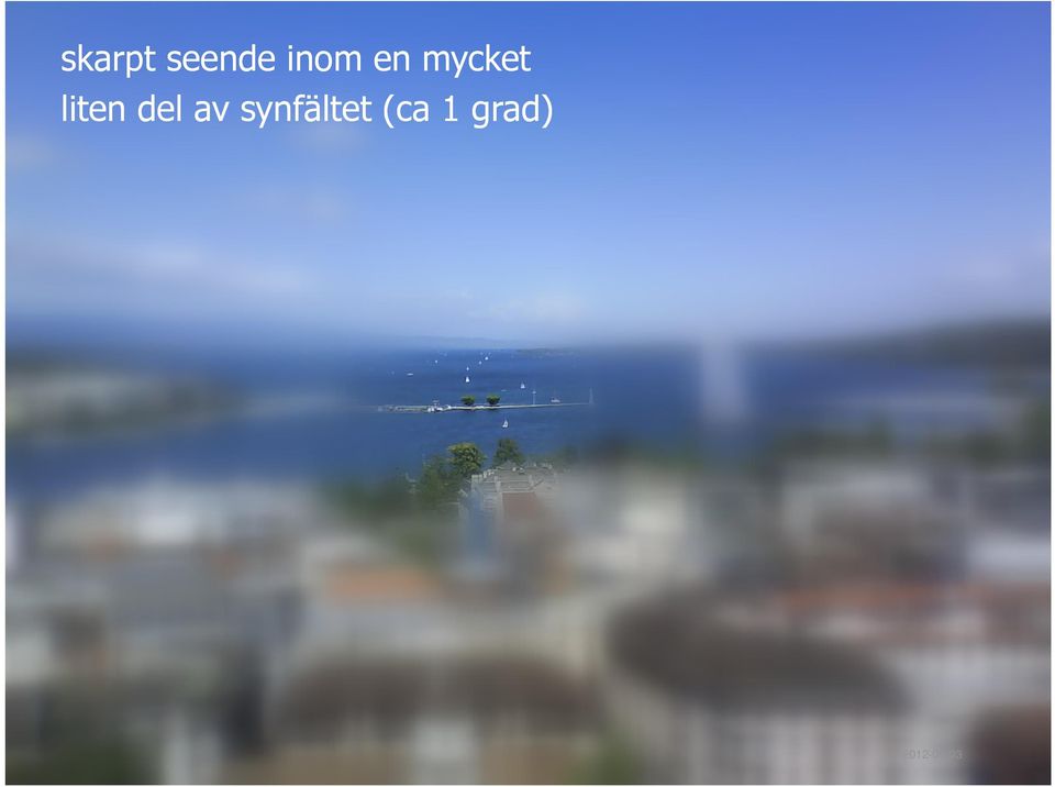 liten del av