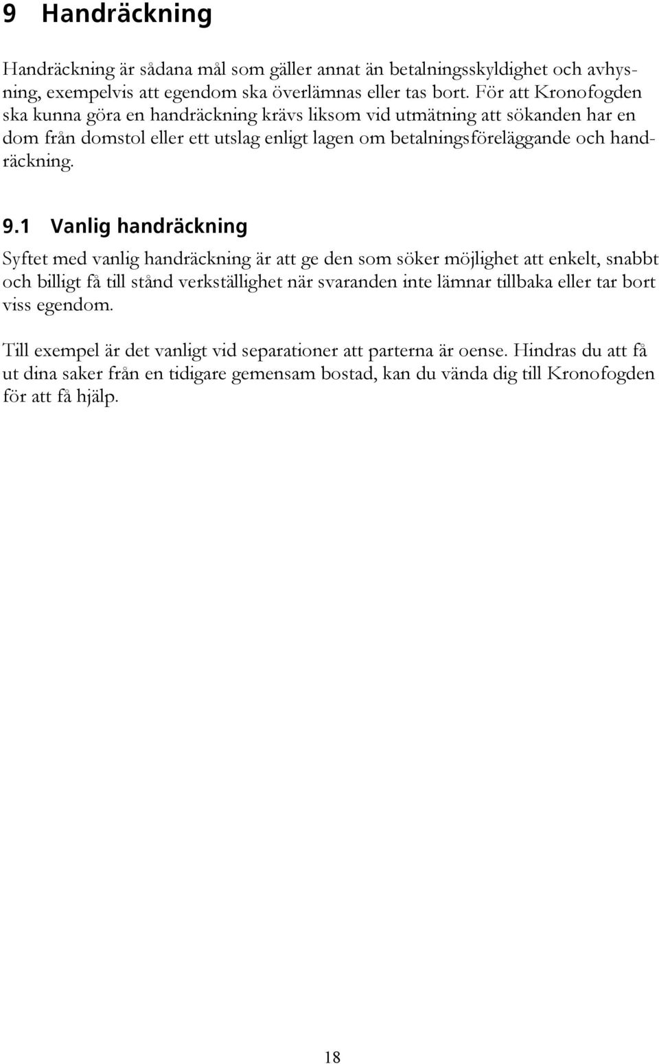 handräckning. 9.