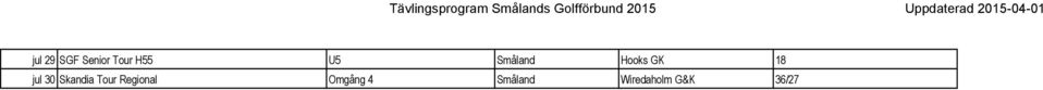 30 Skandia Tour Regional