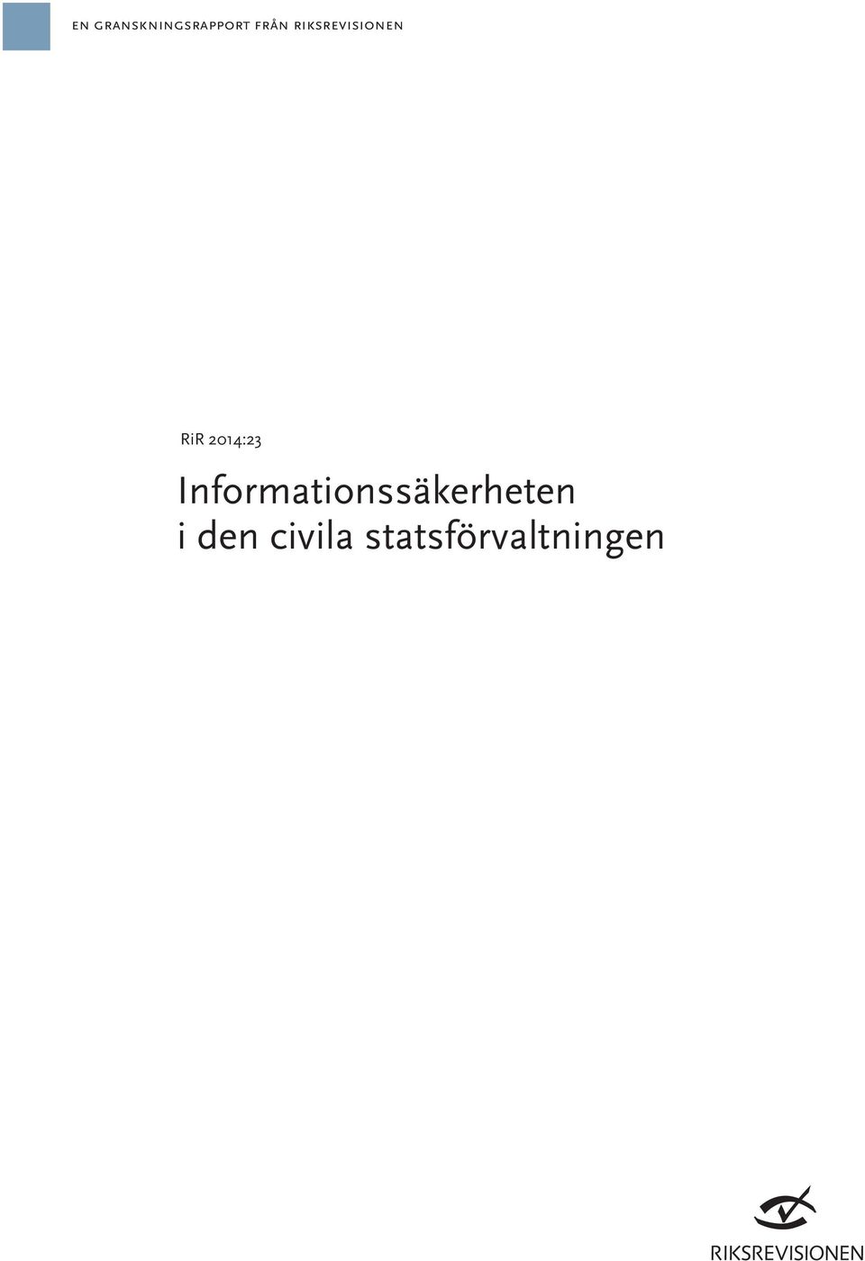 Informationssäkerheten i