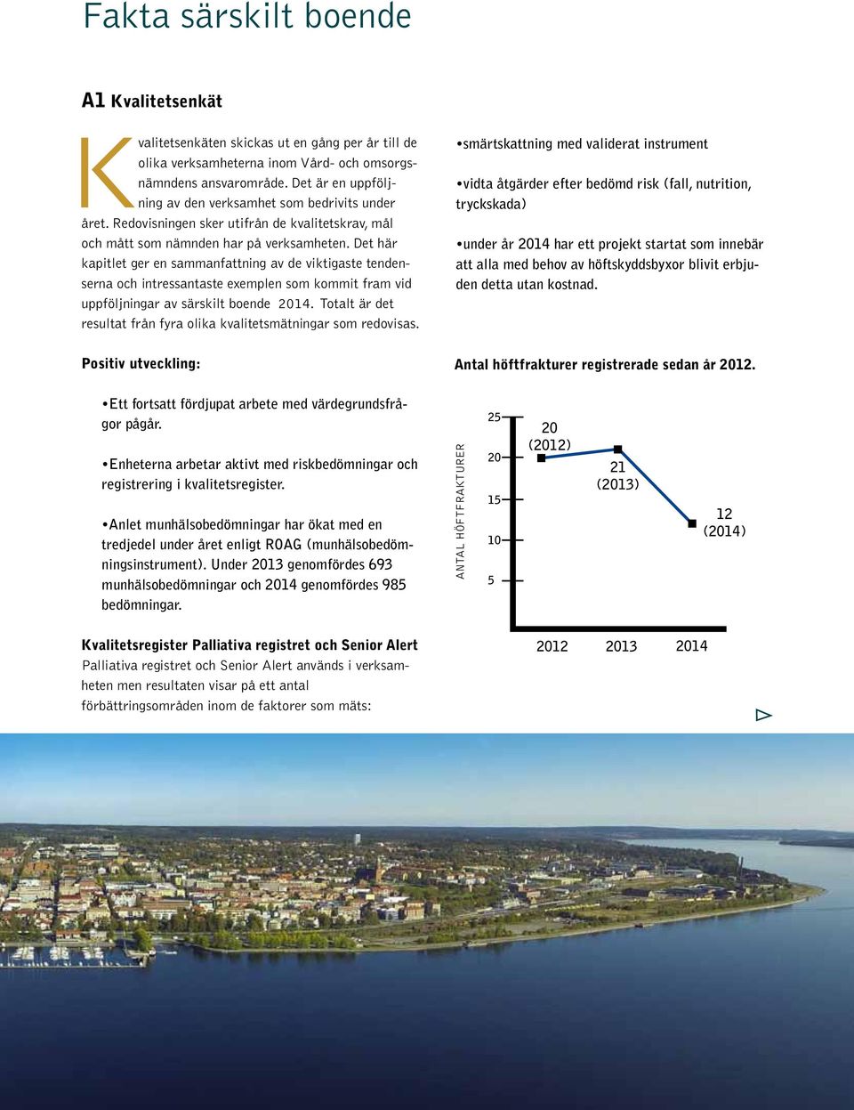 Det här kapitlet ger en sammanfattning av de viktigaste tendenserna och intressantaste exemplen som kommit fram vid uppföljningar av särskilt boende 2014.