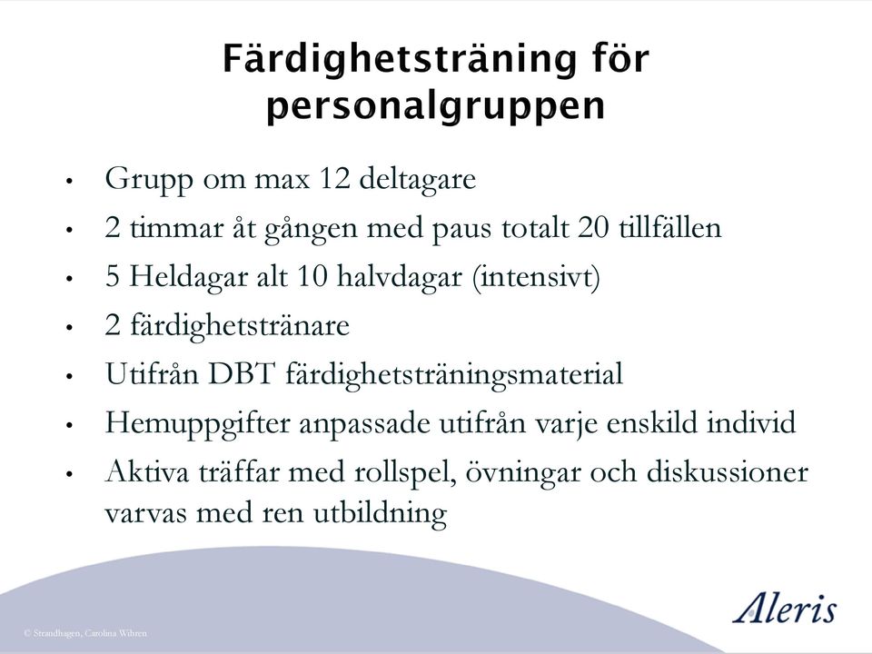 färdighetsträningsmaterial Hemuppgifter anpassade utifrån varje enskild