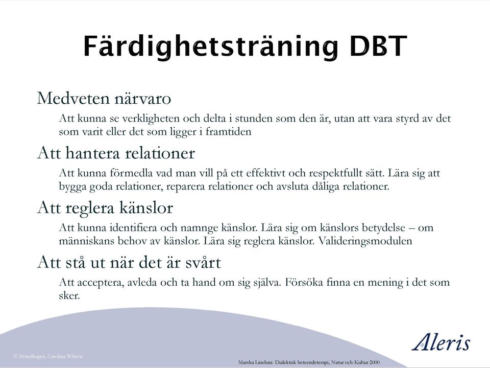 Att reglera känslor - Att kunna identifiera och namnge känslor. Lära sig om känslors betydelse om människans behov av känslor. Lära sig reglera känslor.