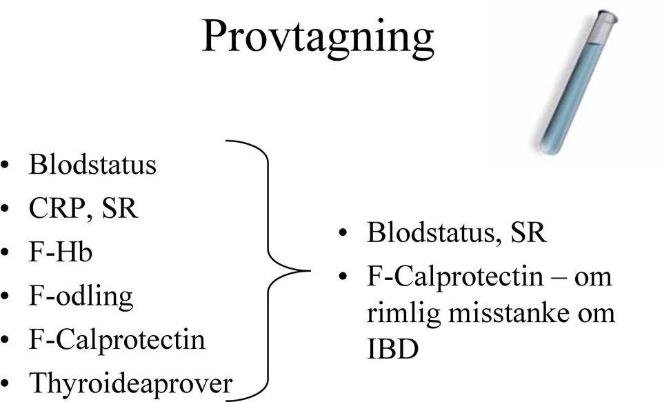 Thyroideaprover Blodstatus, SR