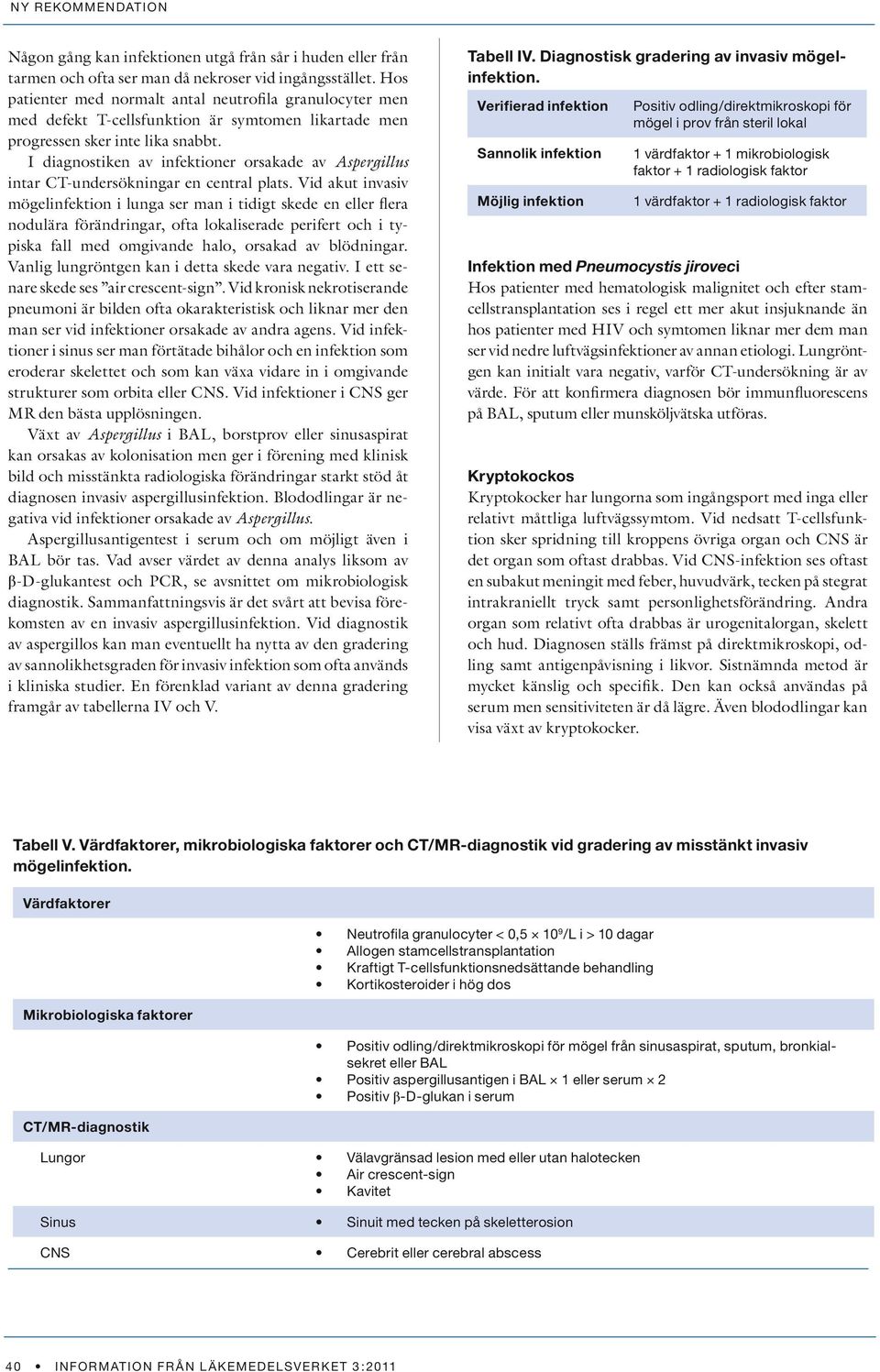 I diagnostiken av infektioner orsakade av Aspergillus intar CT-undersökningar en central plats.