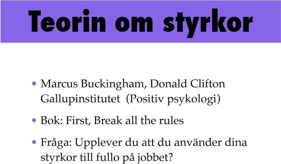 Bok: First, Break all the rules!