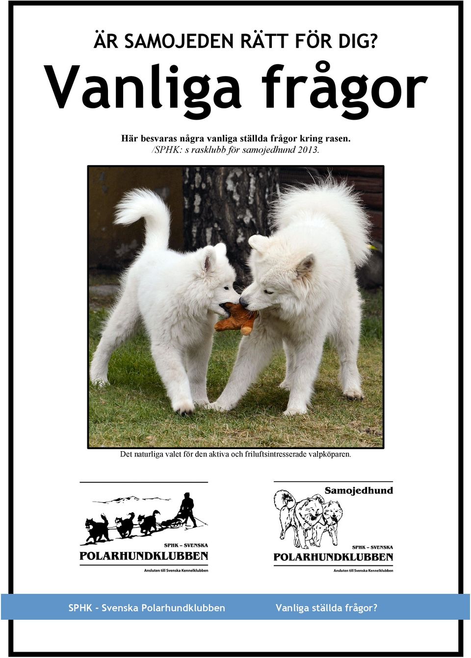 frågor kring rasen.
