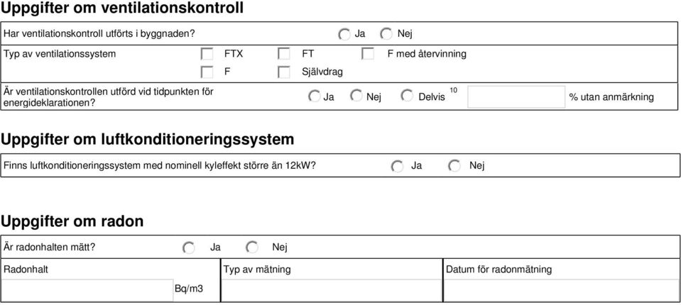 för energideklarationen?