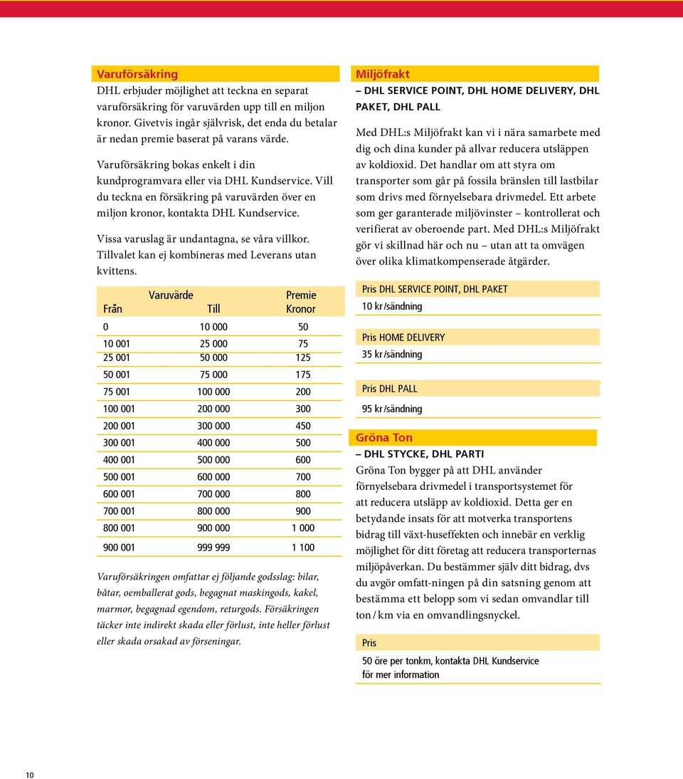 DHL INRIKES TILLVAL OCH TILLÄGG. - PDF Free Download