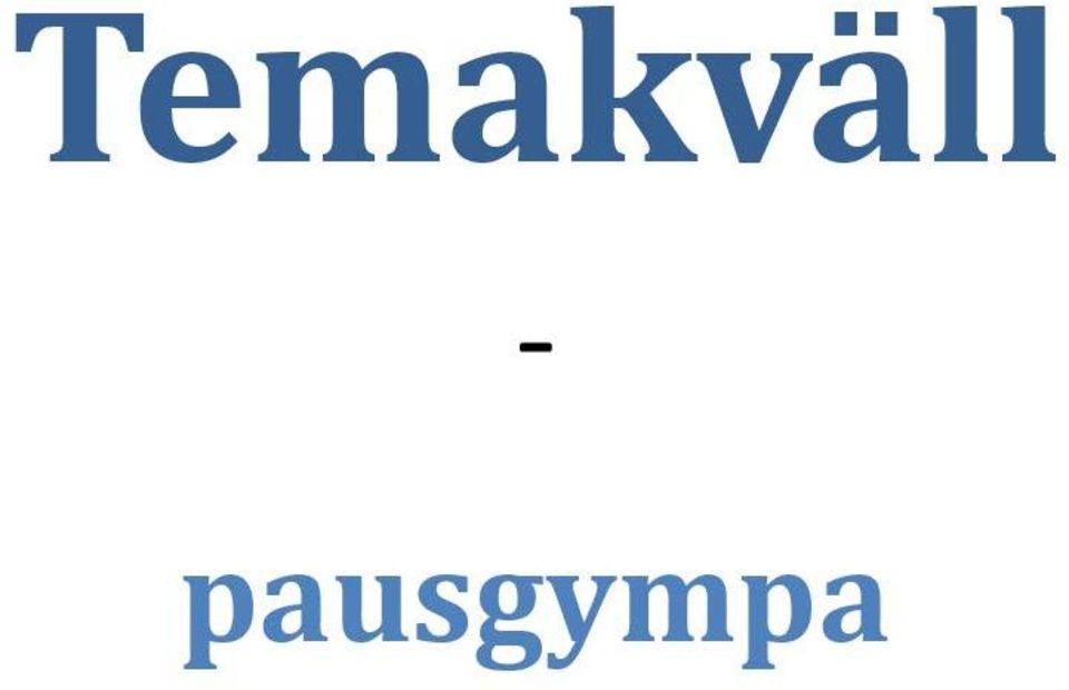 pausgympa
