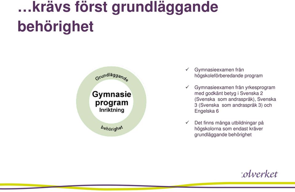 (Svenska som andraspråk), Svenska 3 (Svenska som andraspråk 3) och Engelska 6