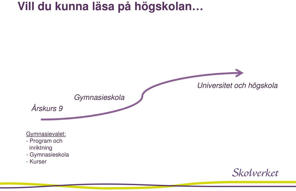 Gymnasieskola Universitet och högskola