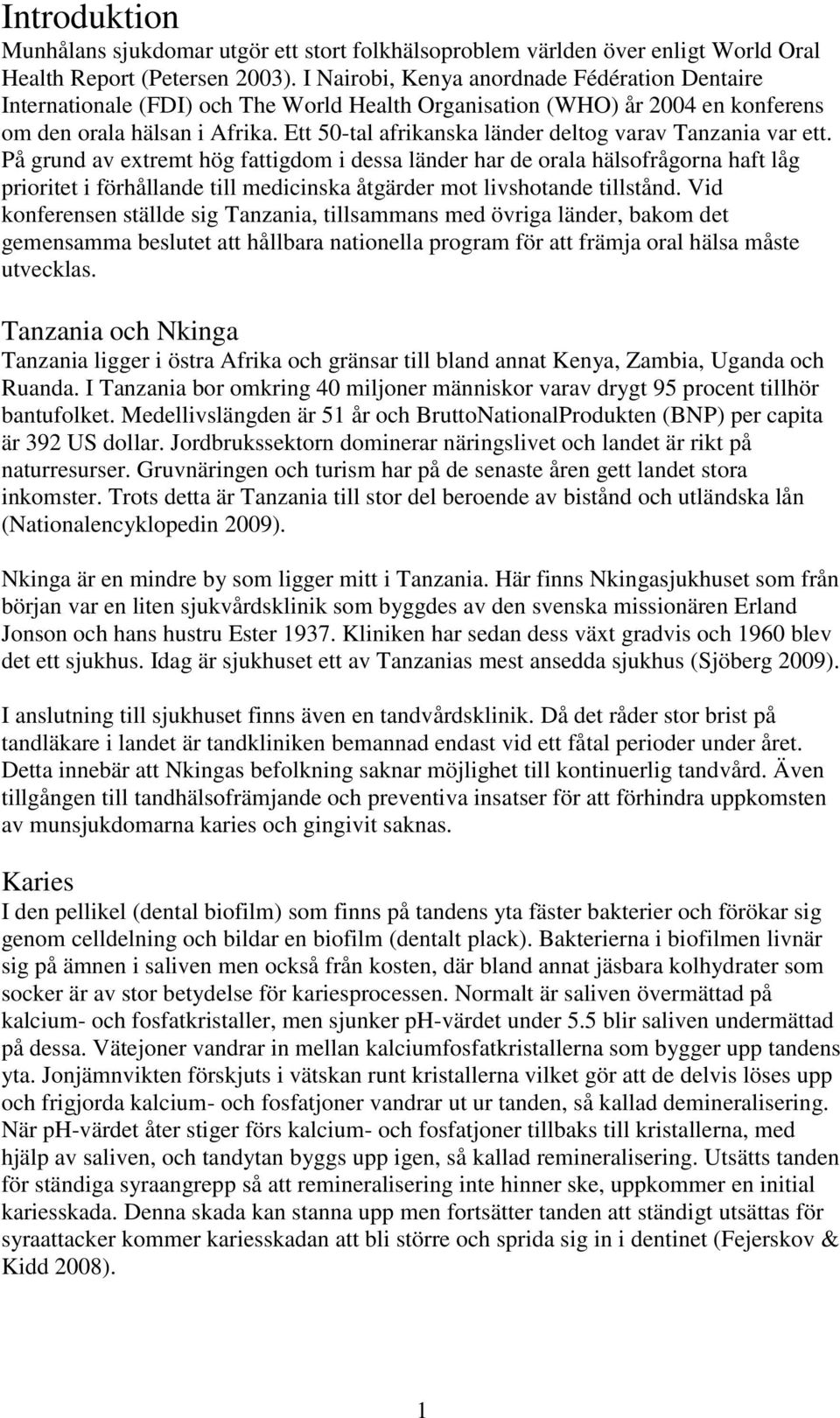 Ett 50-tal afrikanska länder deltog varav Tanzania var ett.