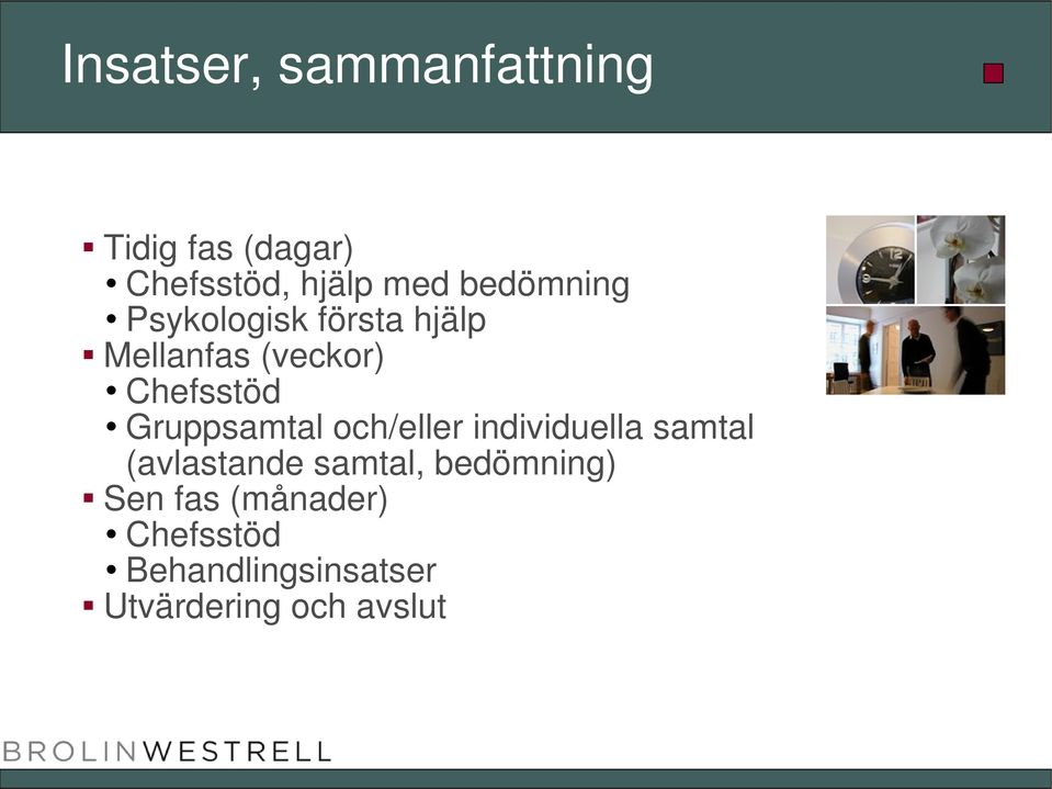 Gruppsamtal och/eller individuella samtal (avlastande samtal,