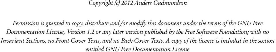 2 or any later version published by the Free Software Foundation; with no Invariant Sections, no